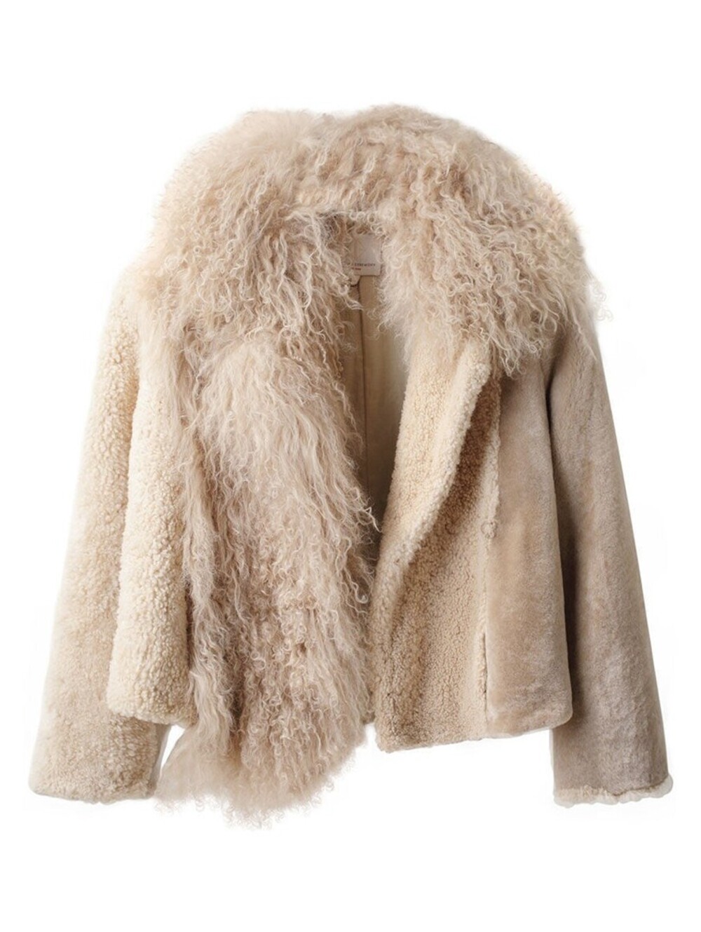 NWT OPENING CEREMONY PATCHWORK SHEARLING JKT W/  LAMP $2200